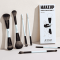Jessup Makeup Brushes Set 6 Pieces Professional Face & Eye T501