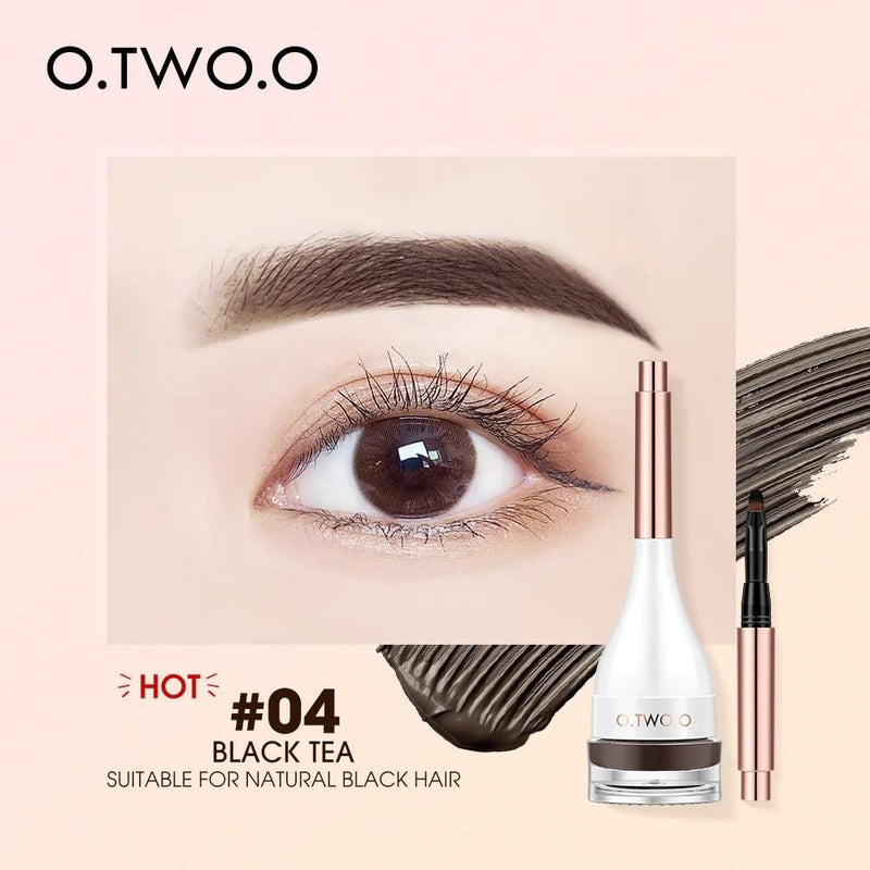 Black Eyebrow Cream Natural Shaping Dye O.TWO.O 04 Black Tea 5g