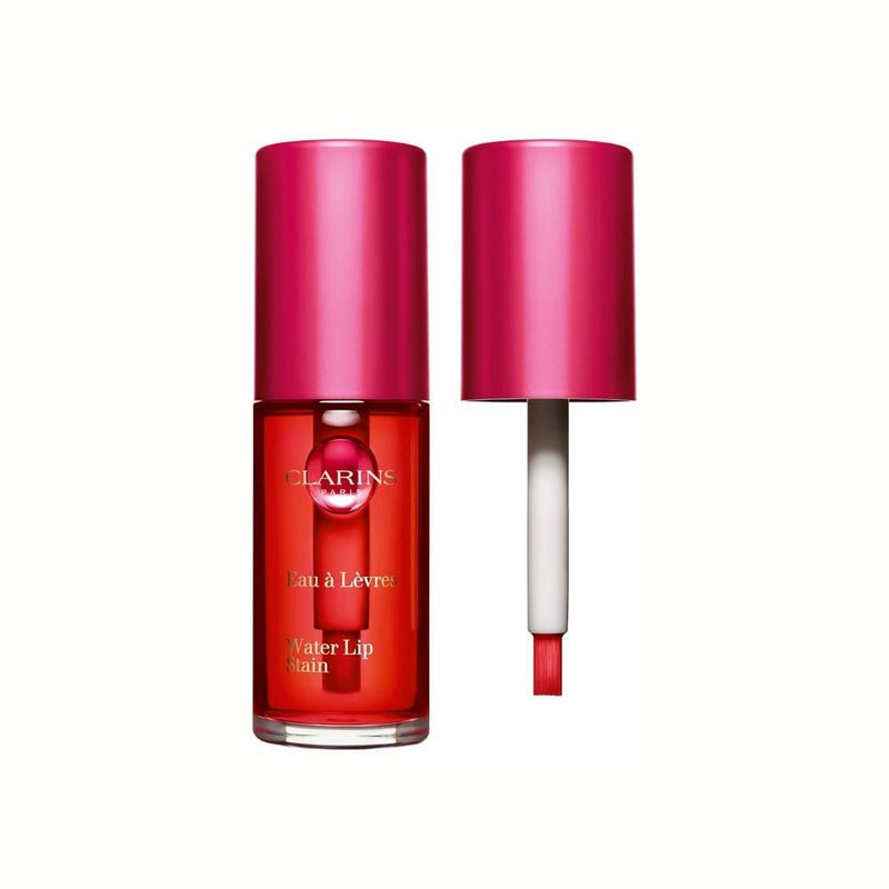 Clarins Water Lip Tint 01 Rosewater, Matte Finish, Buildable Color