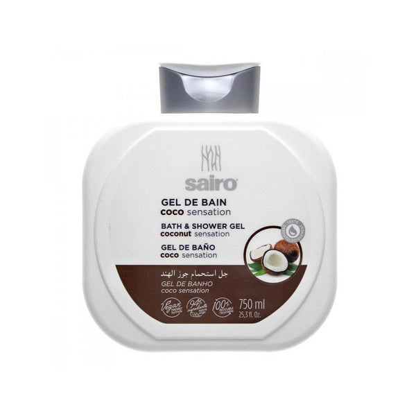 Shower Gel Coconut Extract Hydrating Sairo 750ml