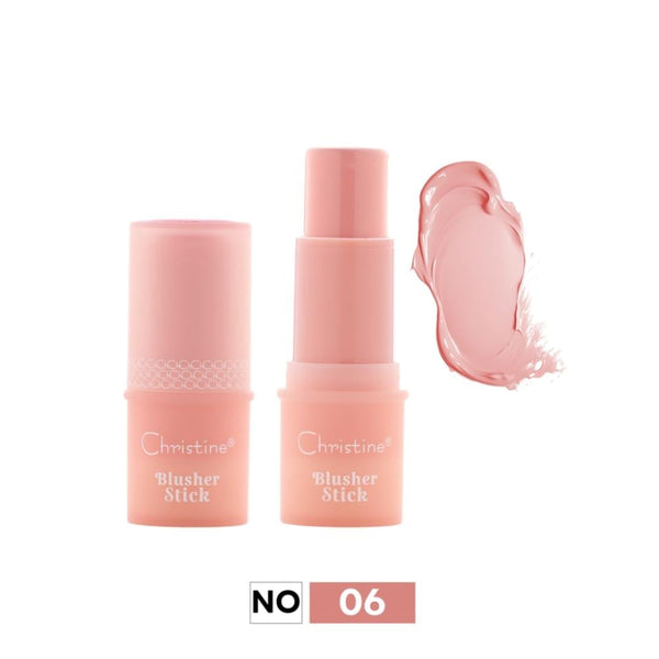 Christine Creamy Stick Blush Shade 06 Buildable Cream Texture
