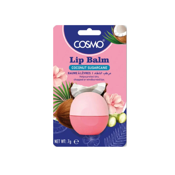 Cosmo Lip Balm with Coconut & Sugarcane, Moisturizing Treatment