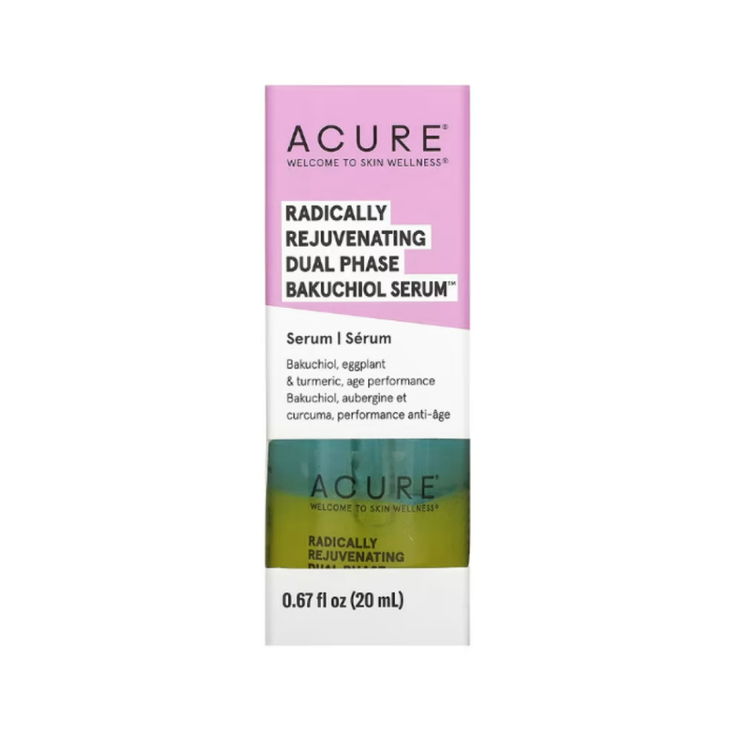 Acure Bakuchiol Dual Action Serum, 20ml, Vegan, Paraben-Free