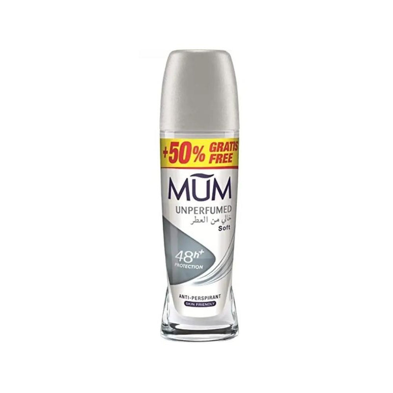 Mum Roll-On Deodorant, Fragrance-Free, 48-Hour Protection, 75ml