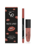 Golden Rose Lipstick + Lip Liner Set - Long-Lasting - 5.5 ml