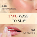Character 2-in-1 Blush and Lip Stick, Creamy Texture, CTO306