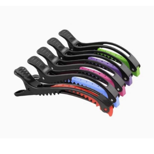 Max Donna 6-Piece Hair Clip Set, Assorted Colors and Shapes