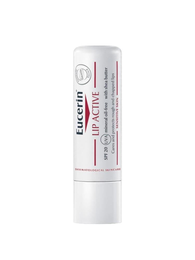 Eucerin Lip Active Lip Balm with SPF 20, Vitamin E & Shea Butter - 4.8g