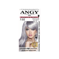 Angy Protein & Keratin Permanent Hair Dye, Smoky Blonde 7.02, 252 ml