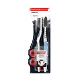 Parodont Active Charcoal Toothbrush Medium Laser Pointed Bristles Gentle Cleaning 1 toothbrush