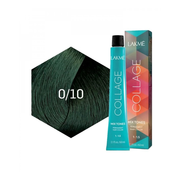 Lakme Permanent Hair Dye Cream, 0.10 Green, 60ml