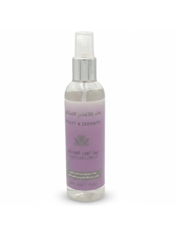Taif Rose House Distilled Lavender Water - Calming Skin Toner, 120ml