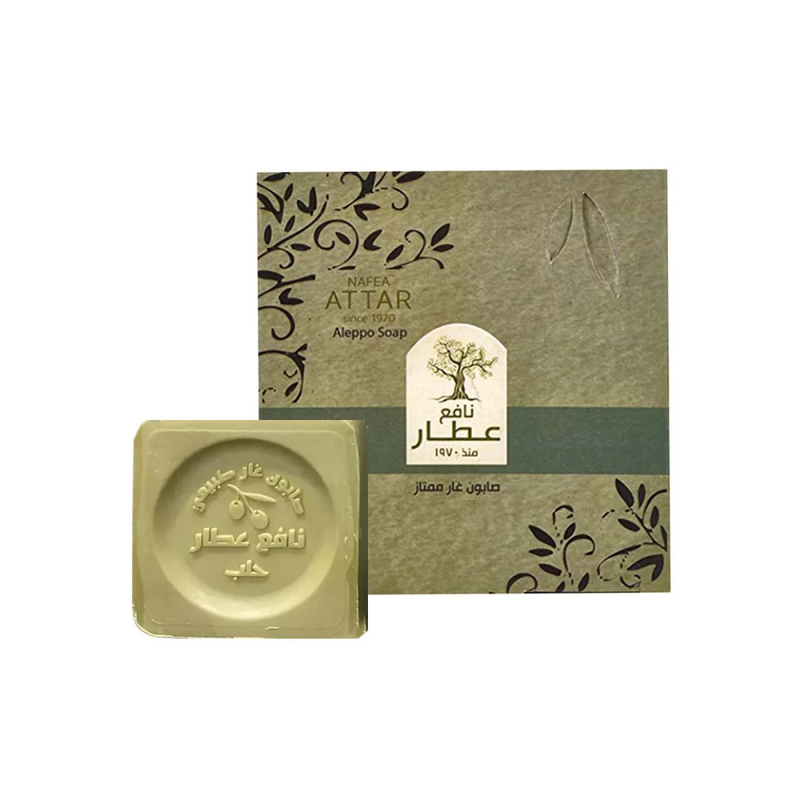 Nafea Attar Laurel Soap with Olive Oil, 4 x 150g, Natural Skin Care