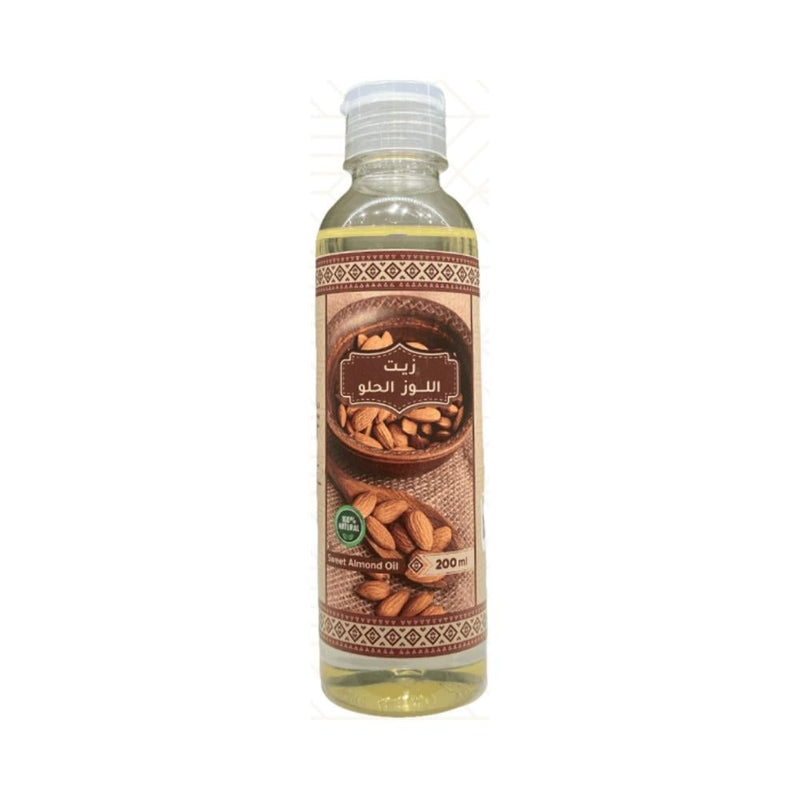 North Village Sweet Almond Oil, Hair Thickening and Skin Moisturizer, 200 ml