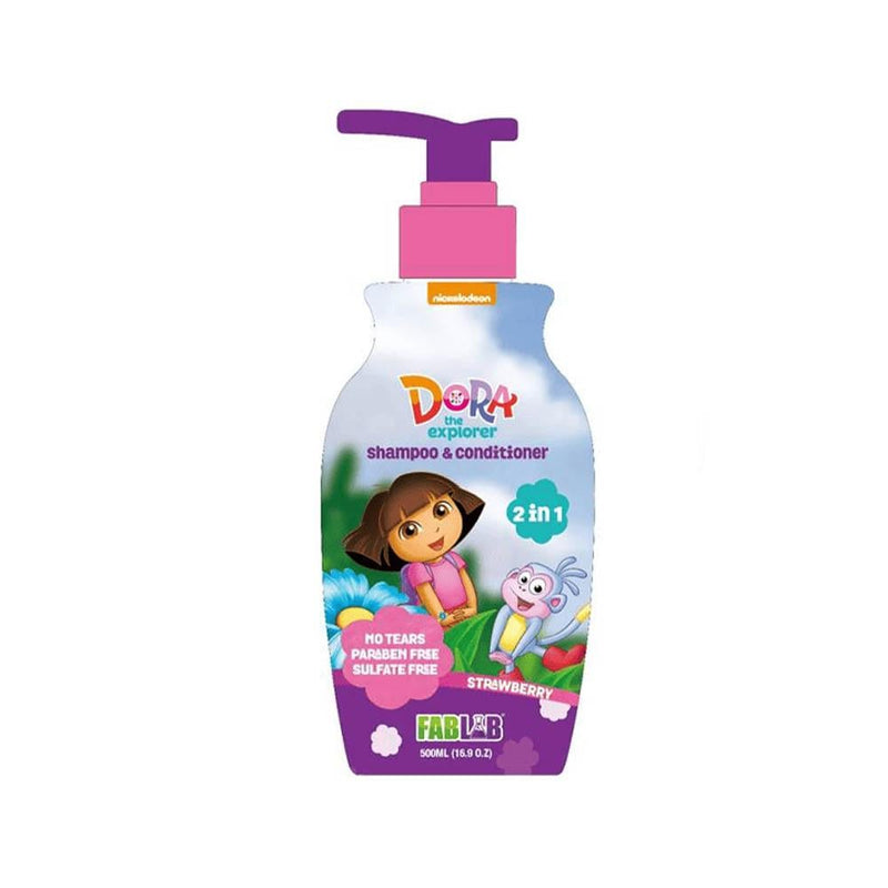 2 in 1 Shampoo and Conditioner Strawberry Nickelodeon Dora 400ml
