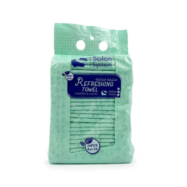 Best Facial Cleansing Wipes Refreshing Mint Salon System 24 Pack