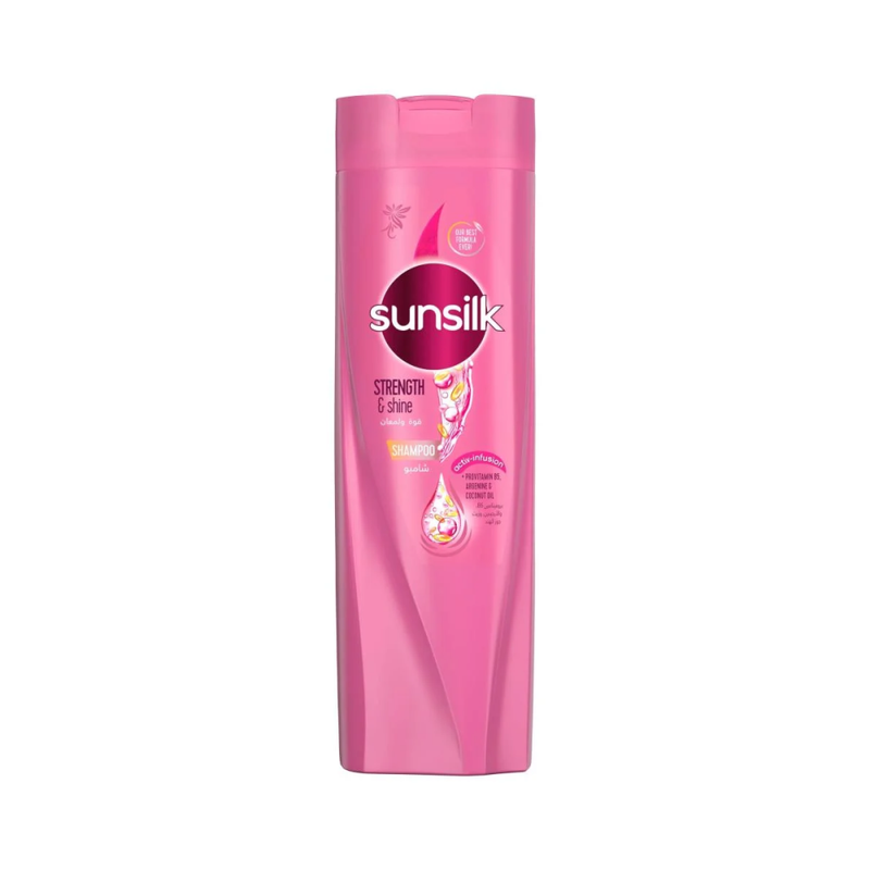 Sunsilk Strength and Shine Shampoo for Stronger, Shinier Hair, 190 ml