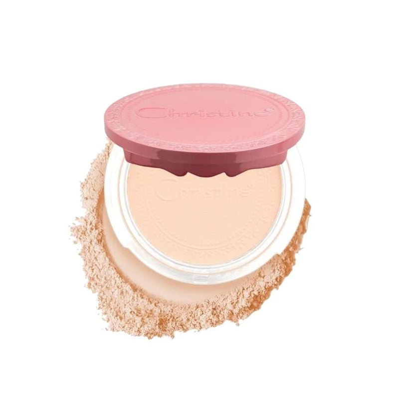 Christine Pressed Face Powder SPF 15 Matte Finish 04 Beige