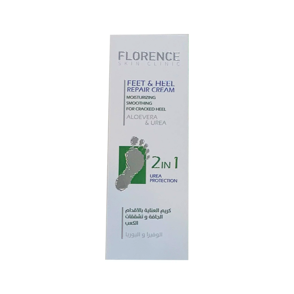 Florence Foot Cream with Aloe Vera and Urea for Cracked Heels 100ml