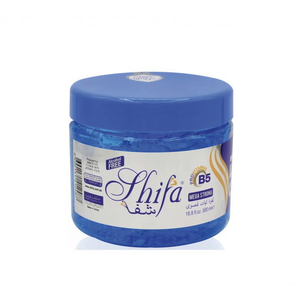 Shifa Hair Gel Strong Hold Shiny Finish 500ml