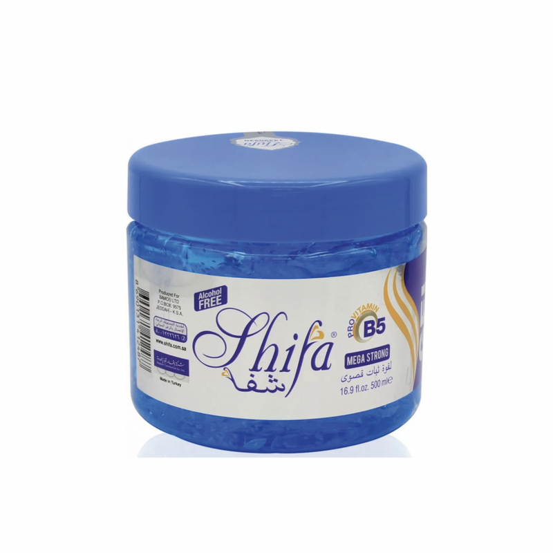 Shifa Hair Gel Strong Hold Shiny Finish 500ml
