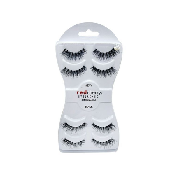 Red Cherry DW False Eyelashes Kit, Synthetic Fiber, Reusable
