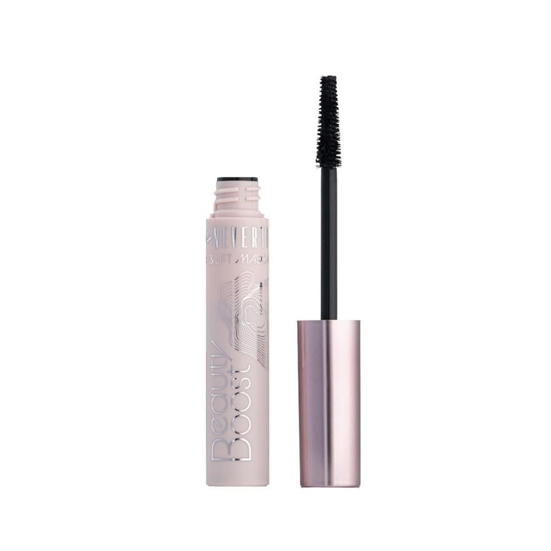 Neverti Beauty Boost Mascara, Lengthening and Lifting, Black, 56% Natural Ingredients