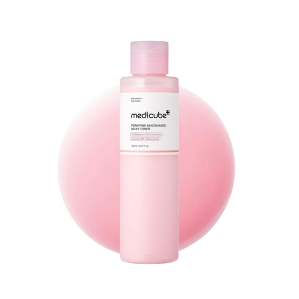 Medicube Pink Niacinamide Milky Toner with PDRN, Ceramides & Peptides, 150ml