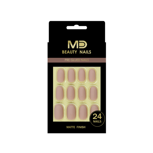 MD Adhesive Nails Matte N009 Self-Adhesive Artificial Nails