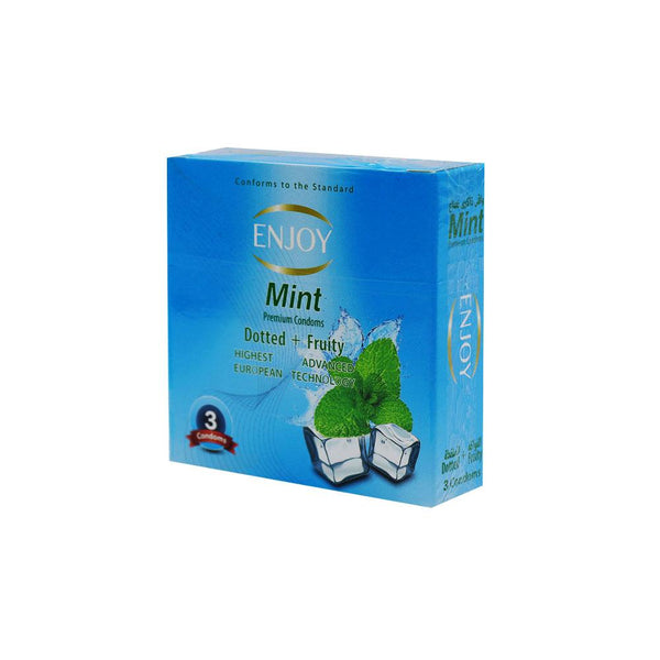 Best Latex Condoms Mint Dotted Enjoy 3 Pack