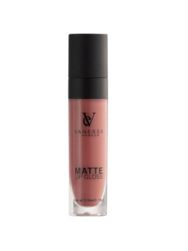 Vanessa Matte Lip Gloss - Longwear, Pigment-Rich, Matte Finish