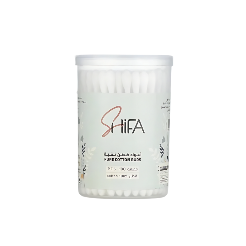 Shifa Multi-Purpose Cotton Swabs 100% Pure Cotton 200 Count