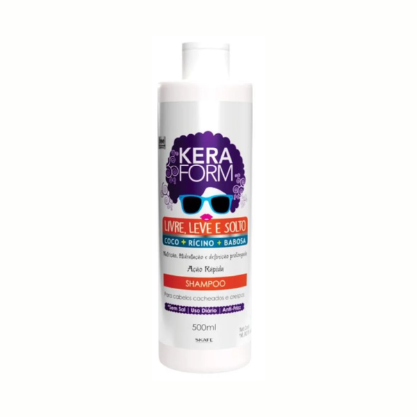 Skafe Nourishing Shampoo and Conditioner Set for Shiny Hair, 500ml