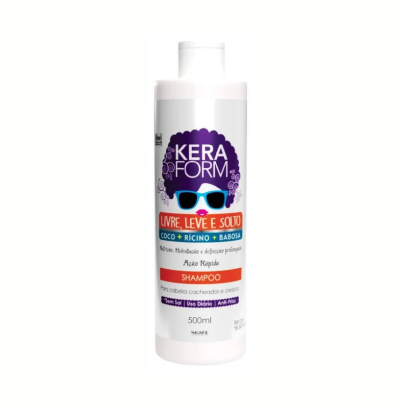 Skafe Nourishing Shampoo and Conditioner Set for Shiny Hair, 500ml