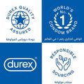 Lubricated Condoms Maxima Performance Fit Durex 12 Pack