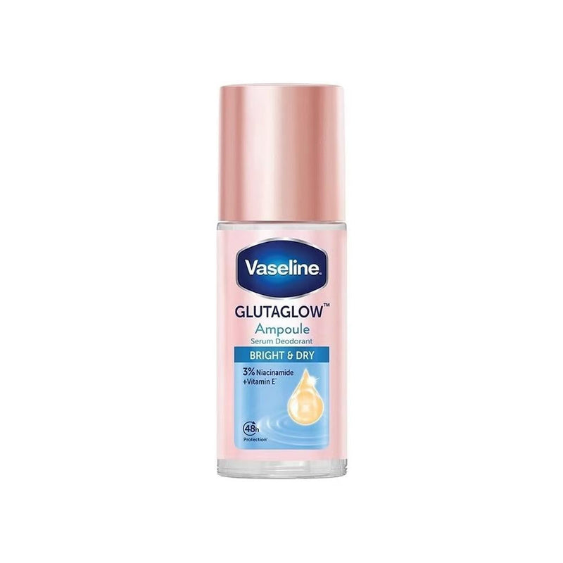 Roll-On Serum Deodorant Bright & Dry GlutaGlow Vaseline 45ml