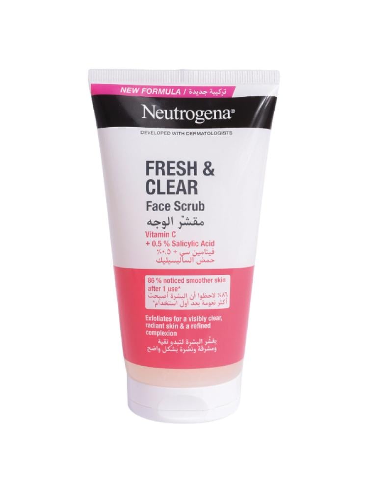 Neutrogena Pink Grapefruit Daily Facial Scrub for Acne Prevention - 150ml