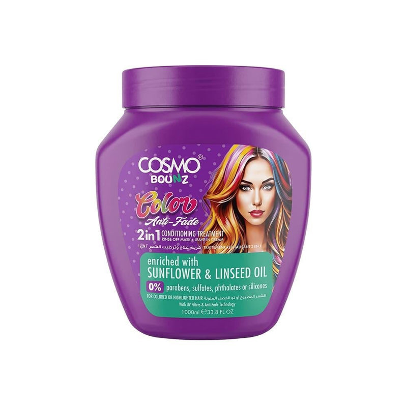 2-in-1 Hair Moisturising Cream for Coloured Hair Cosmo Bounz 1000ml