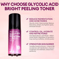 Glycolic Acid Toner Exfoliating Brightening Niacinamide Aloe Vibrant Glamour 100ml