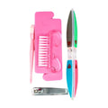 Global Star Nail Care Set, Cuticle Oil, Nail Strengthener, 6-Piece Kit
