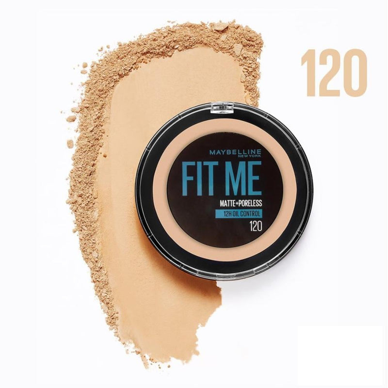 Maybelline Fit Me Matte and Poreless Pressed Powder, 120 Classic Ivory