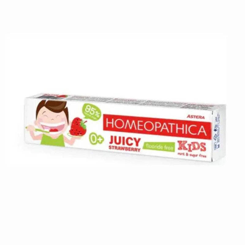 Children's Toothpaste Strawberry Juice Gentle Homeopathic ASTERA 50ml