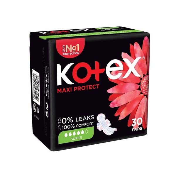 Best Sanitary Napkins Maxi Protect With Wings Kotex 30 Pads