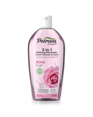 PETROVA 3-in-1 Cleanser-Toner Rose - Makeup Removal, Moisturizing 400ml