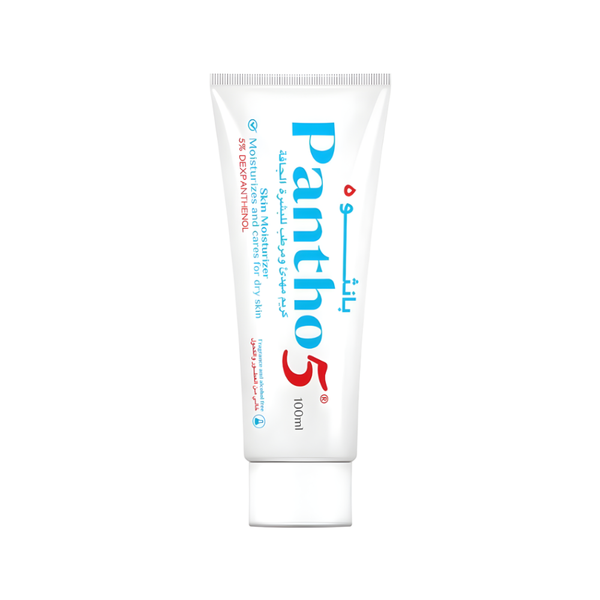 Pantho 5 Moisturizing Cream, 5% Dexpanthenol, Provitamin B5, 100ml