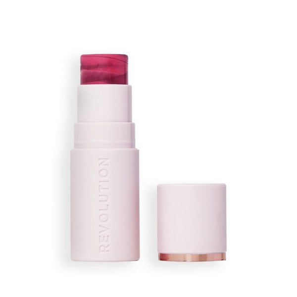 Revolution Skin Silk Marble Blush Berry Flush Cream-to-Powder Formula