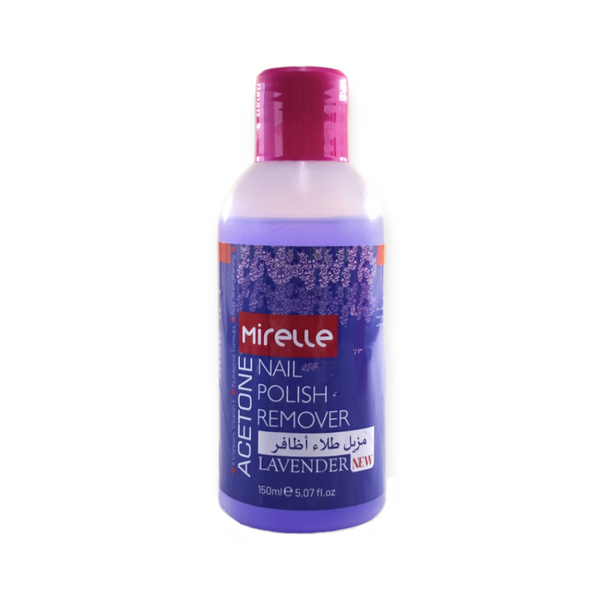 Mirelle Lavender Nail Polish Remover Moisturizing Formula 150ml