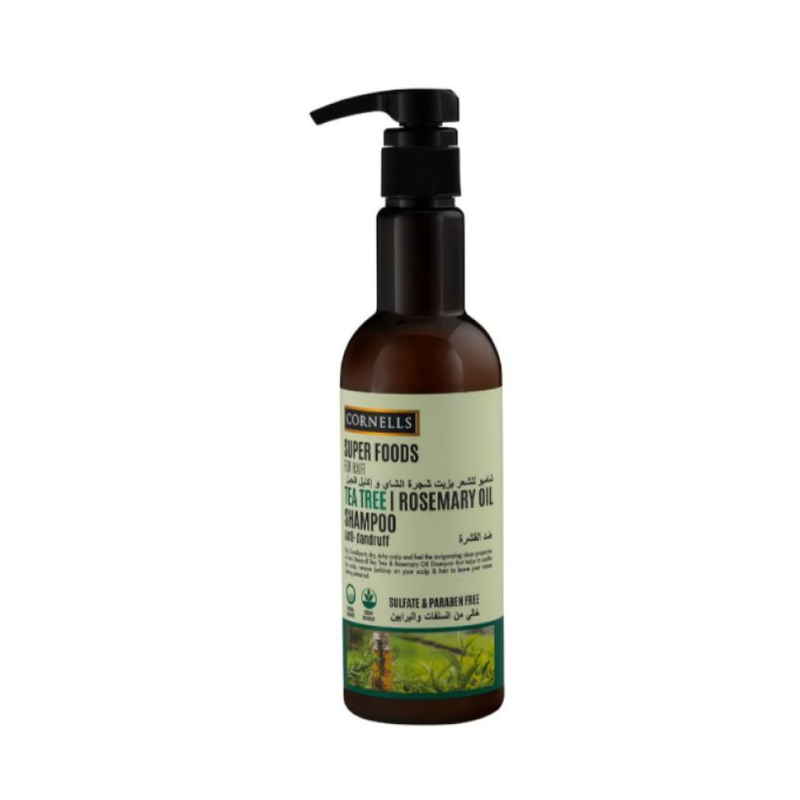Cornells Tea Tree & Rosemary Shampoo, Oily Hair, 500ml