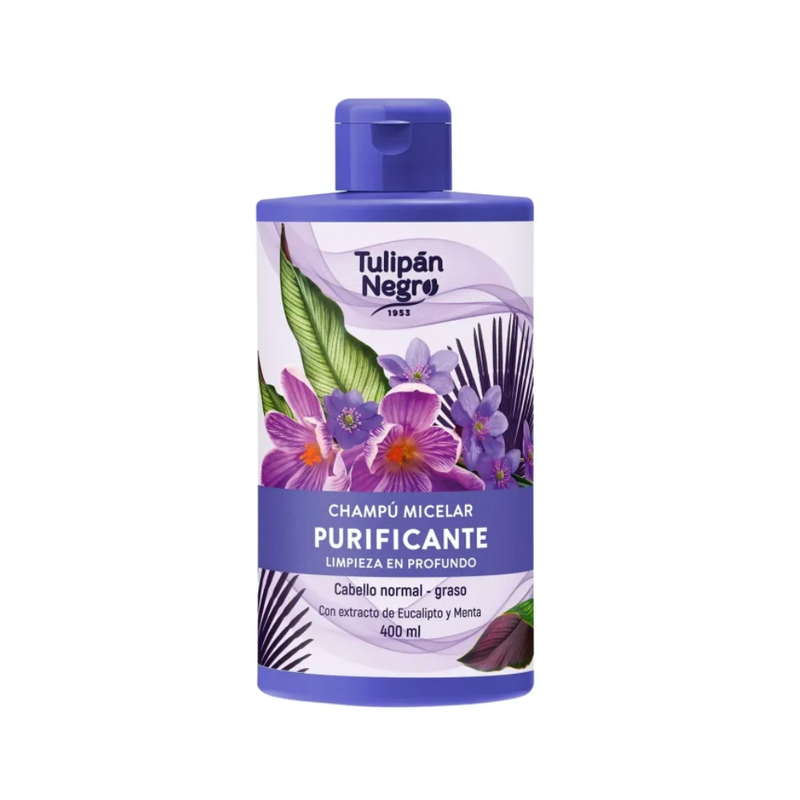 Tulipan Negro Purifying Micellar Shampoo Eucalyptus Extract 400ml