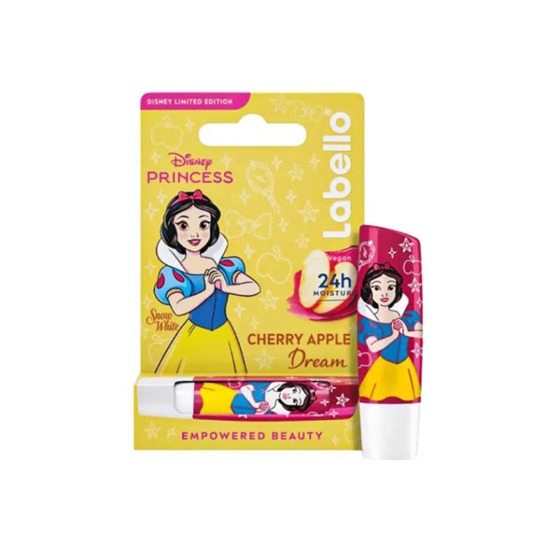 Labello Cherry and Apple Lip Balm, Moisturizing Tinted Balm, 4.8g
